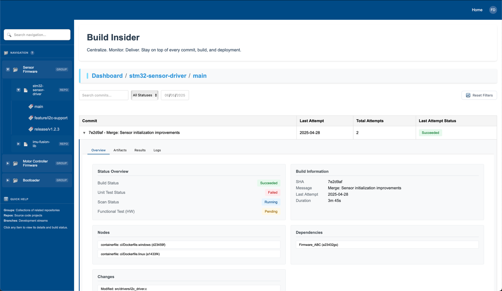 Build Management Tool